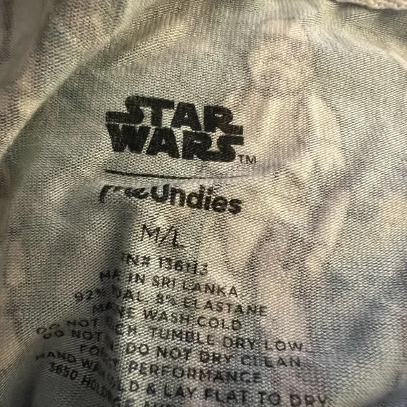 MeUndies Disney Star Wars Storm Trooper onesie great for men/women/kids NWOT